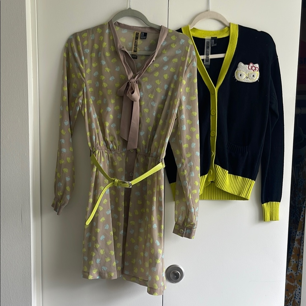 Hello Kitty Forever 21 Dress and Cardigan Set
